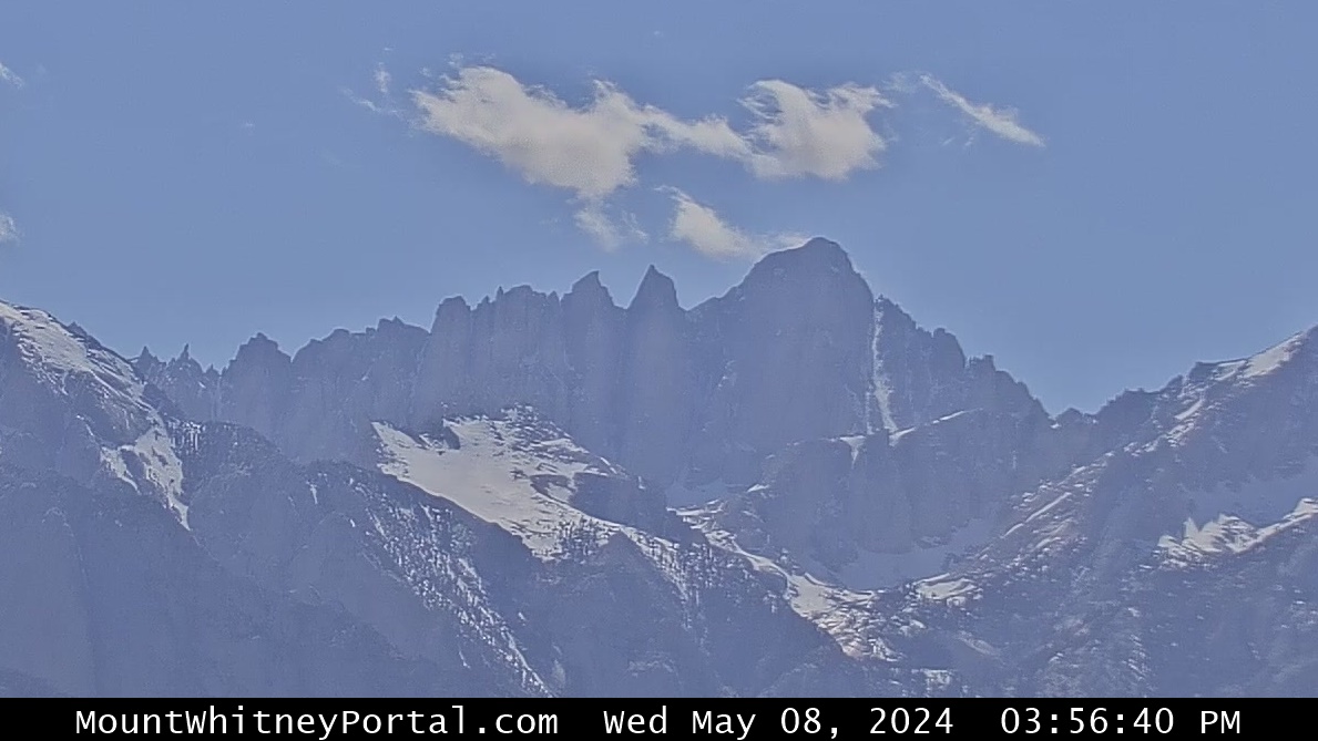 Thumbnail - click to view Lone Pine: View of Mount Whitney from Lone Pine (elev. 3733 ft.)